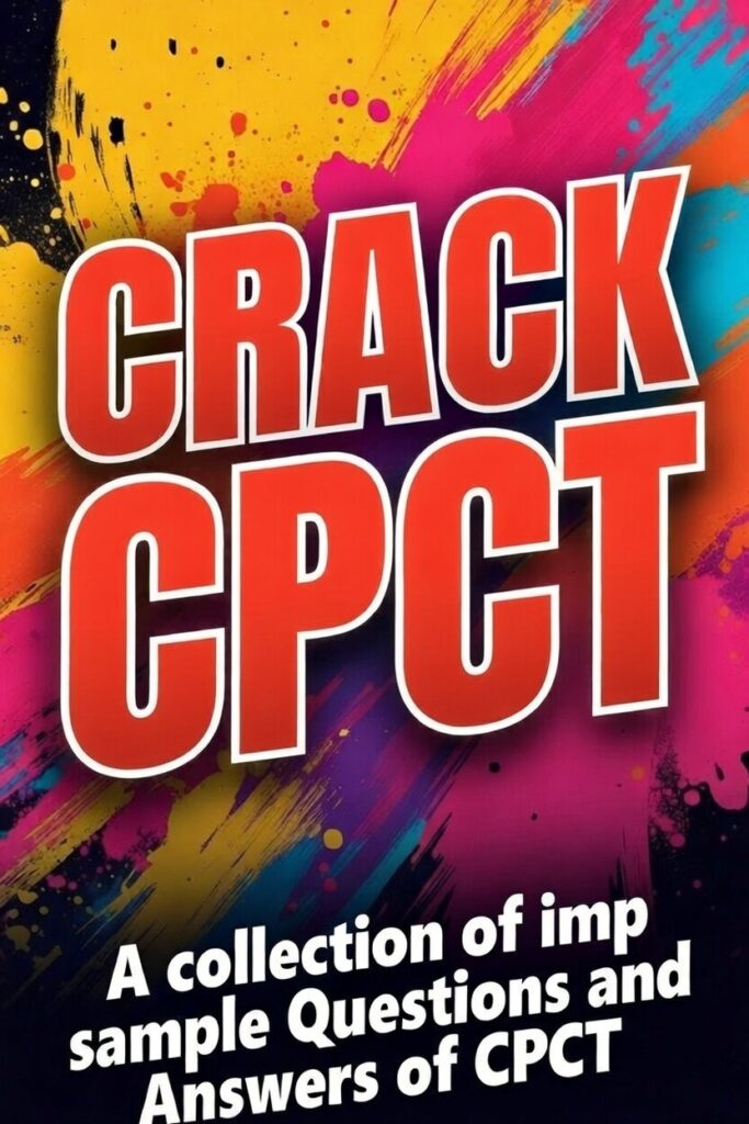 Crack CPCT PDF book